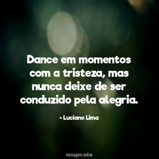 Dance em momentos com a tristeza