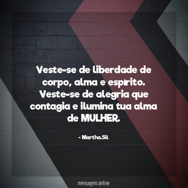 Veste-se de liberdade de corpo