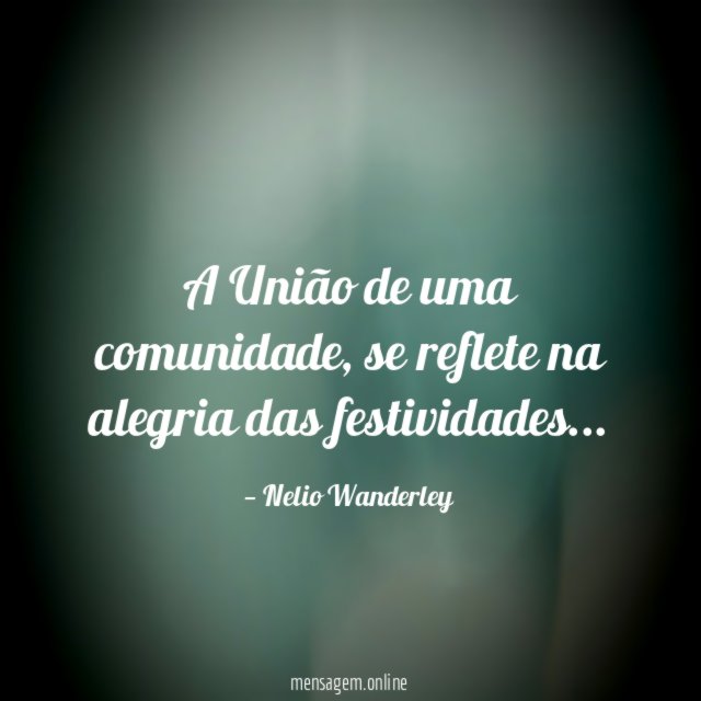 A União de uma comunidade