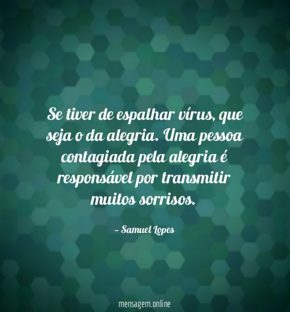 Se tiver de espalhar vírus