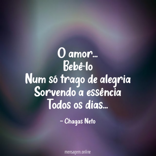 O amor