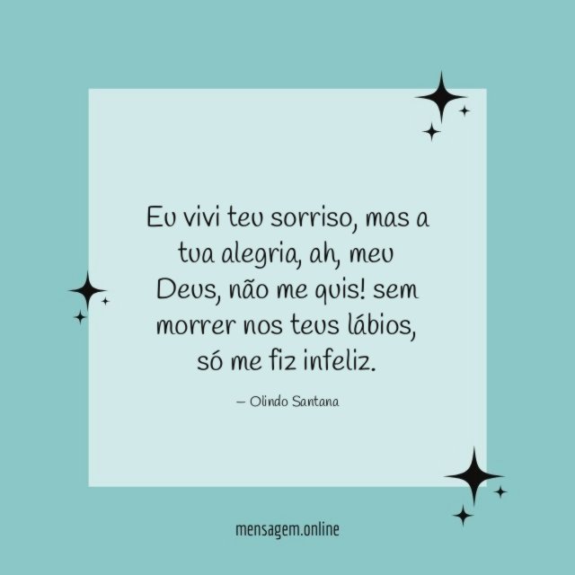 Eu vivi teu sorriso