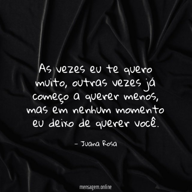 As vezes eu te quero muito