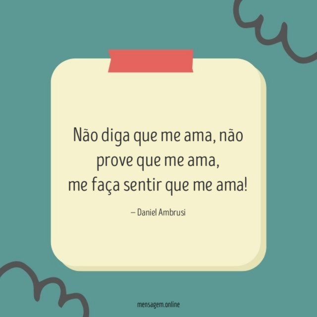 Não diga que me ama
