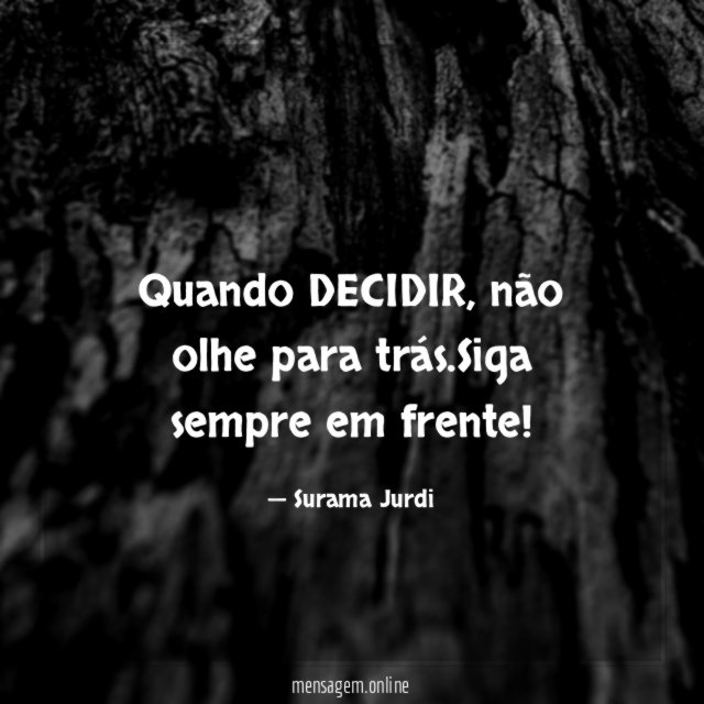 Quando DECIDIR