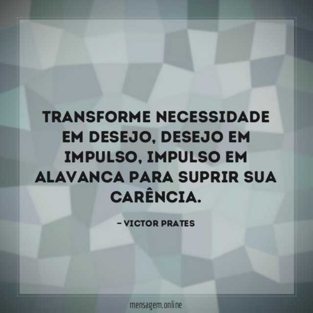 Transforme necessidade em desejo