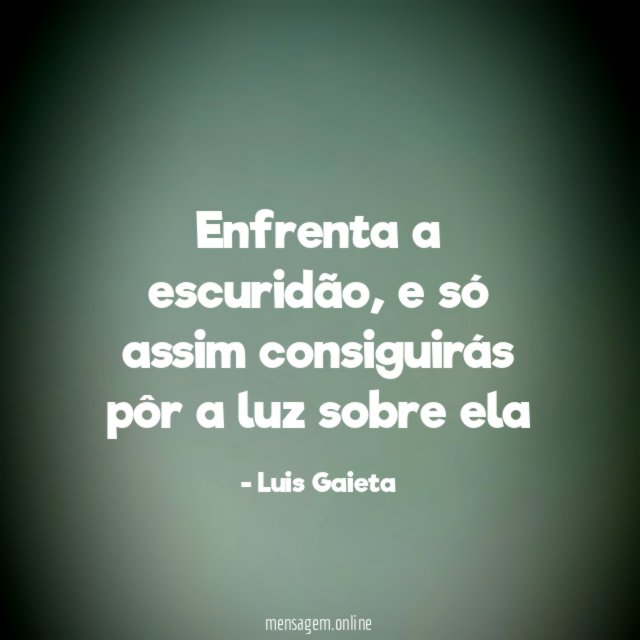 Enfrenta a escuridão