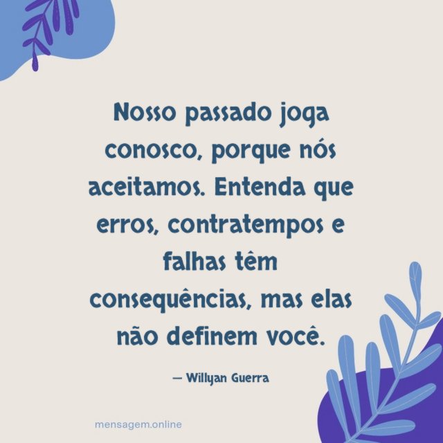 Nosso passado joga conosco