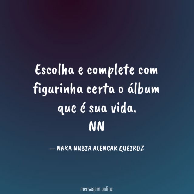 Escolha e complete com figurinha certa o álbum que é sua vida