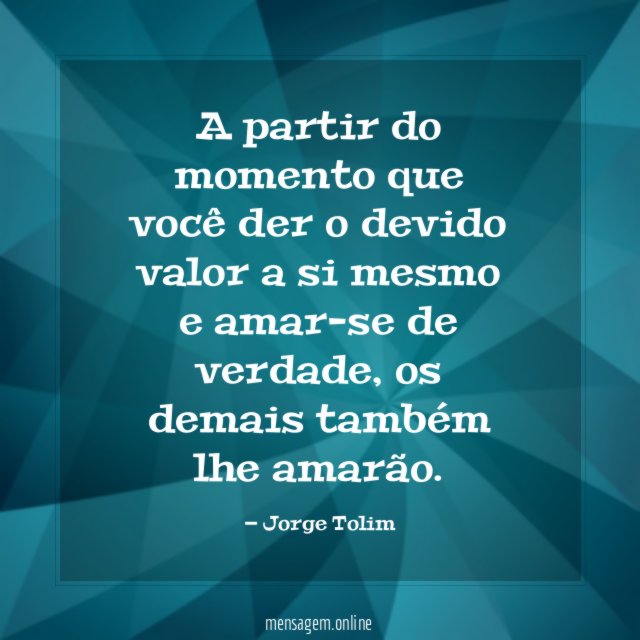 A partir do momento que você der