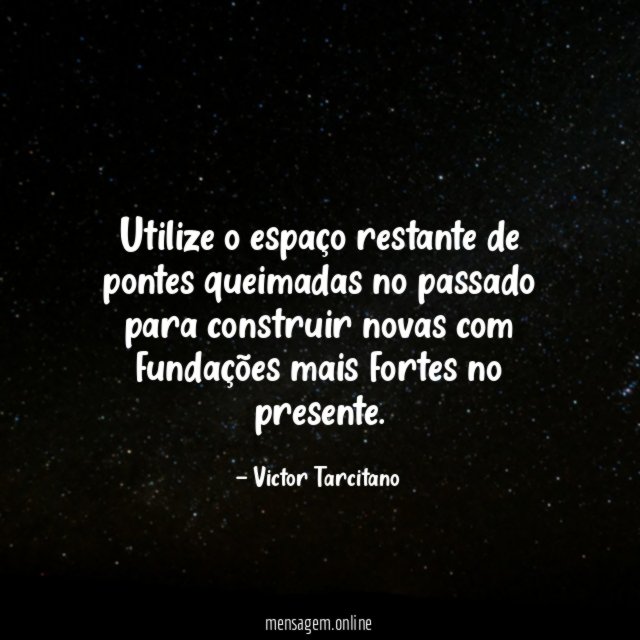 Utilize o espaço restante de pontes queimadas no