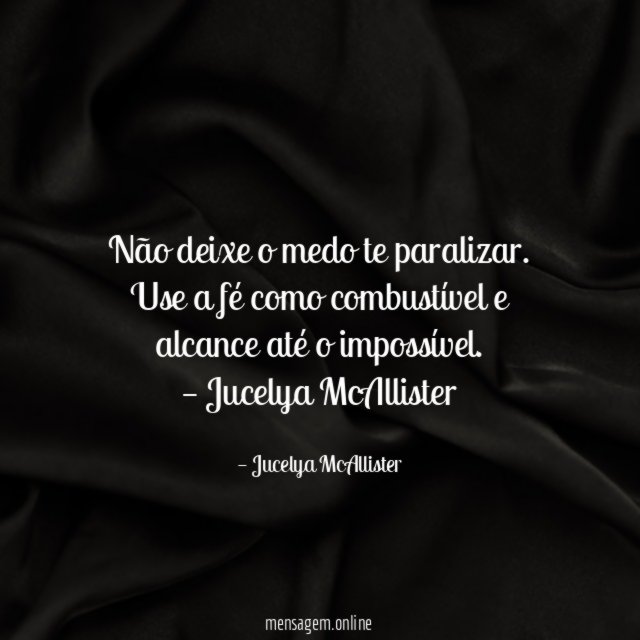 Não deixe o medo te paralizar