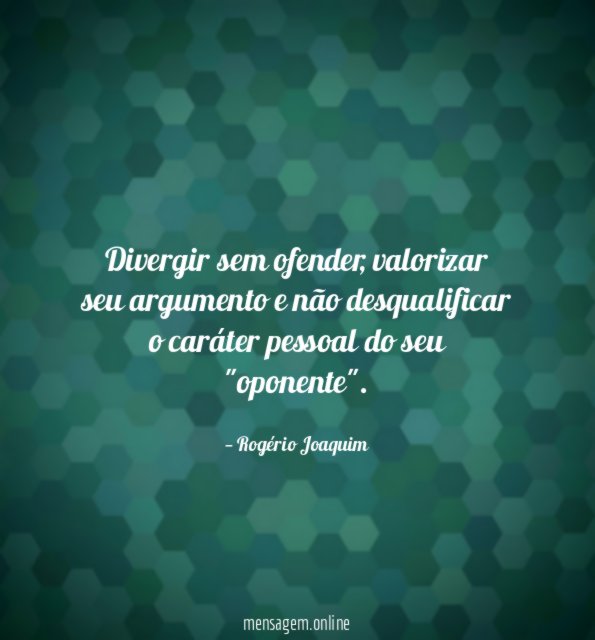 Divergir sem ofender