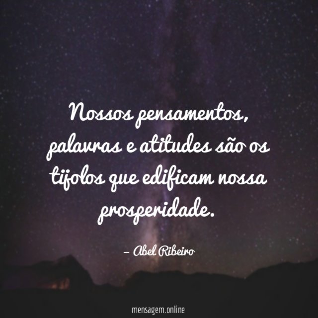 Nossos pensamentos