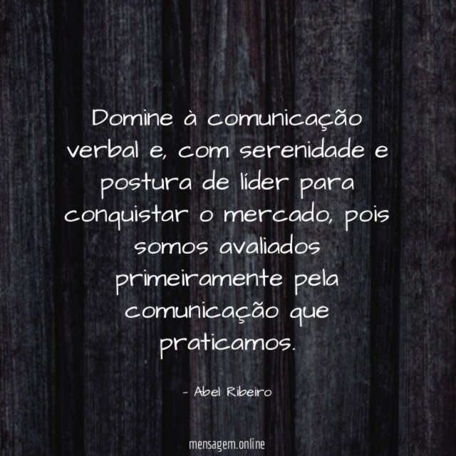 Domine à comunicação verbal