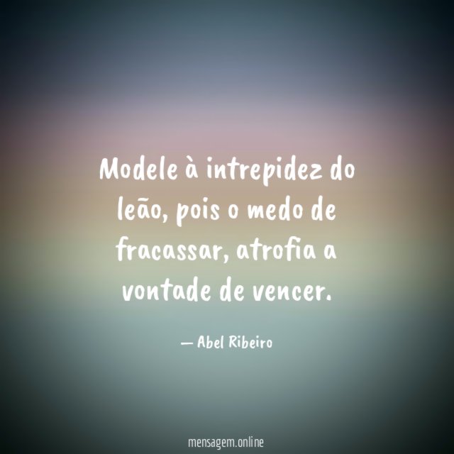 Modele à intrepidez do leão