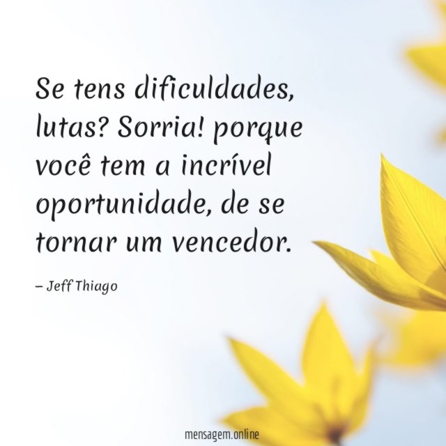 Se tens dificuldades