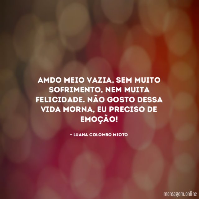 Amdo meio vazia