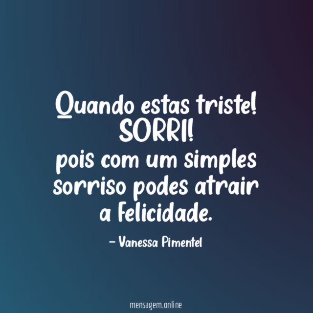 Quando estas triste