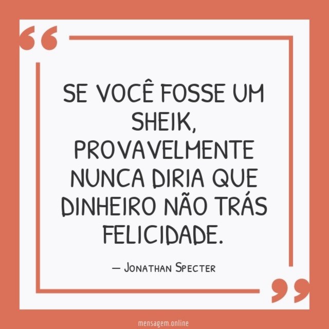 Se você fosse um sheik