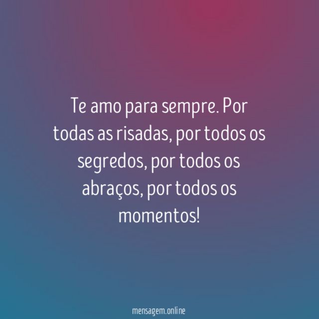 Te amo para sempre