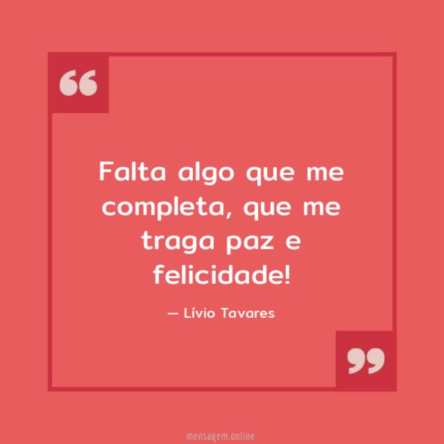 Falta algo que me completa