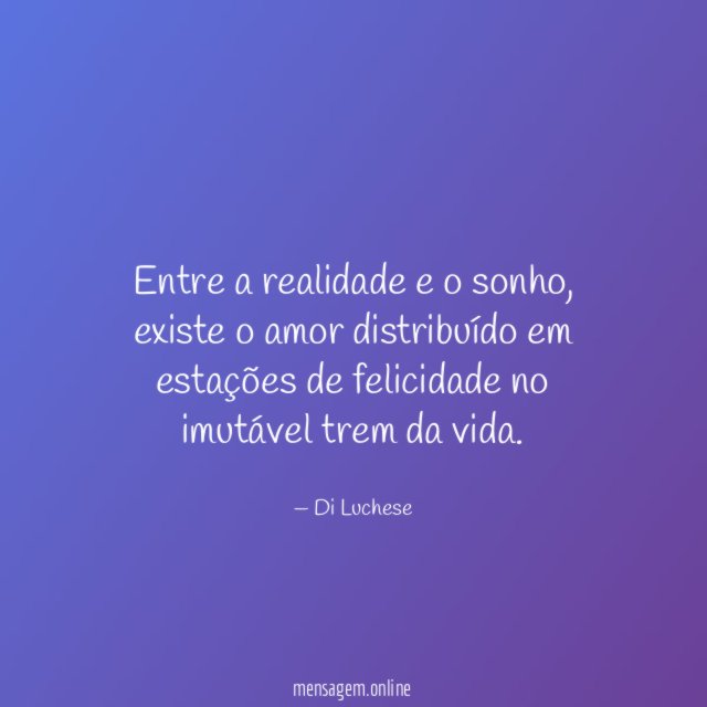 Entre a realidade e o sonho