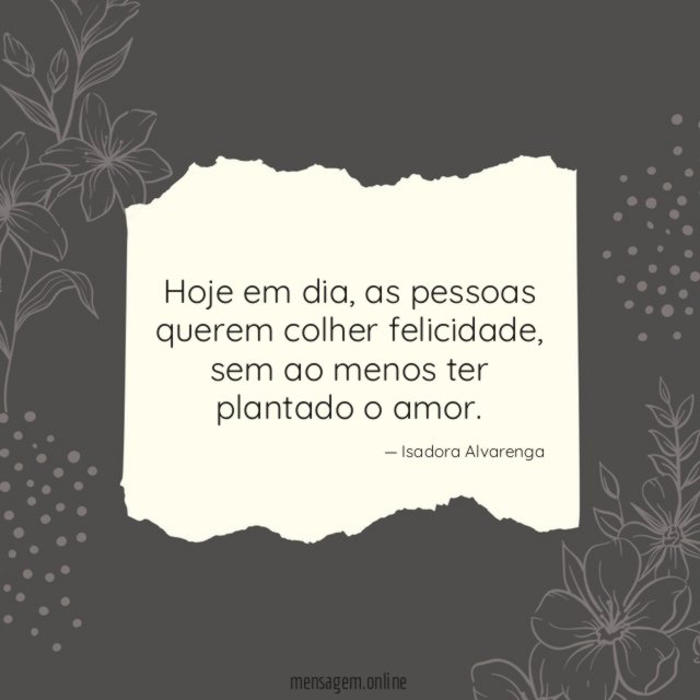 Hoje em dia