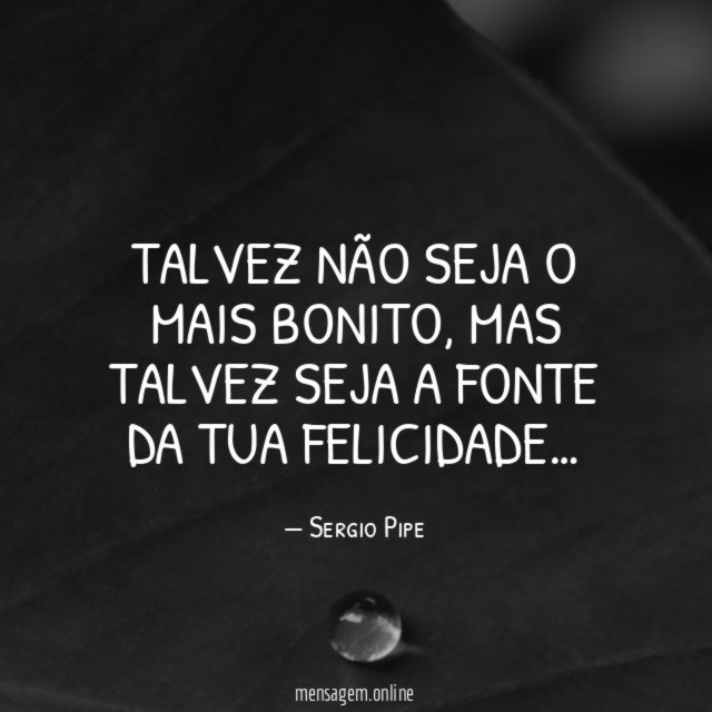 Talvez não seja o mais bonito