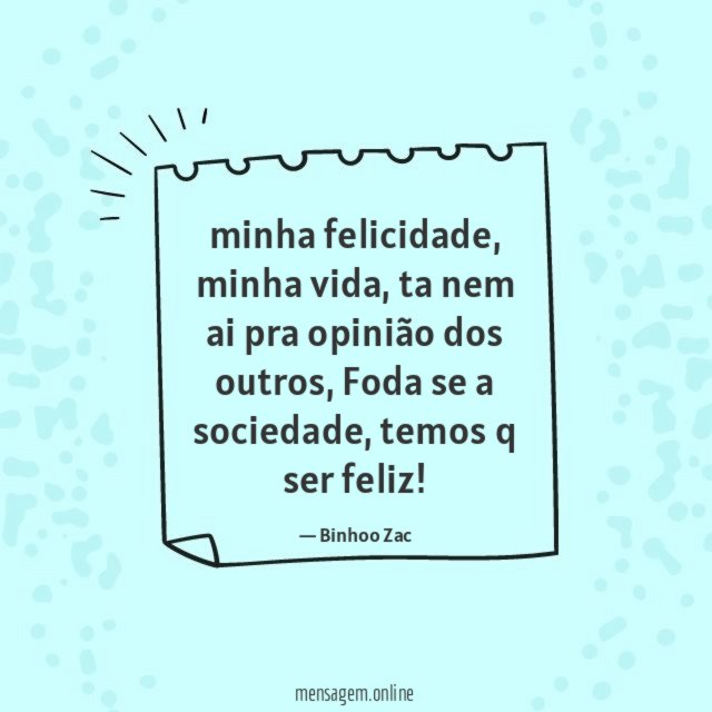 minha felicidade
