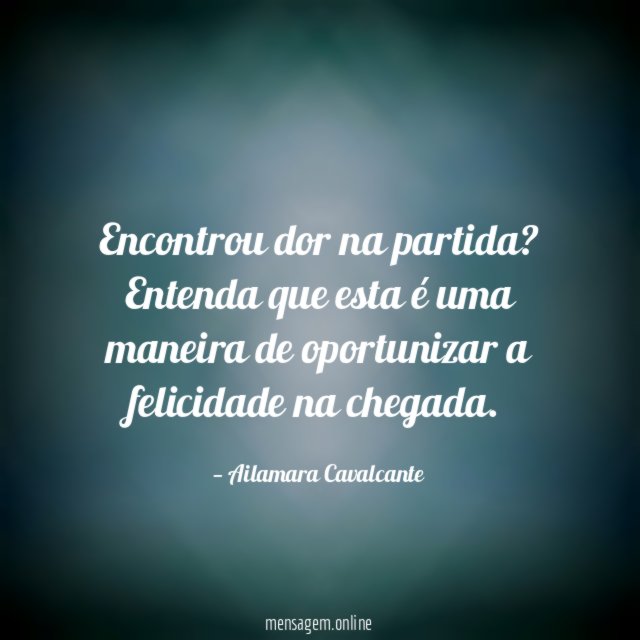 Encontrou dor na partida