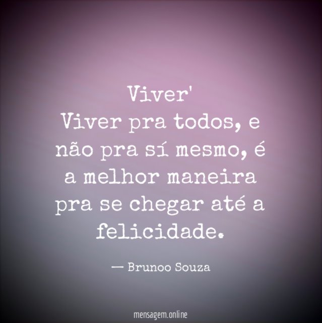 Viver' Viver pra todos