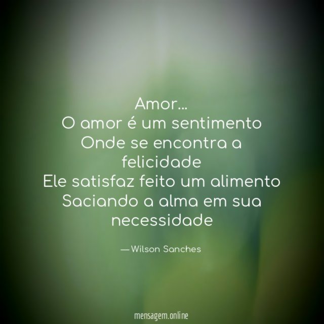 Amor…