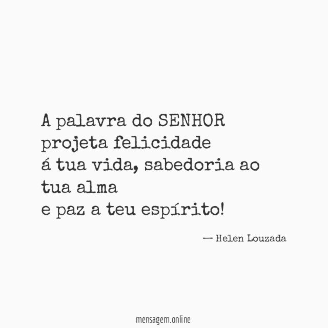 A palavra do SENHOR