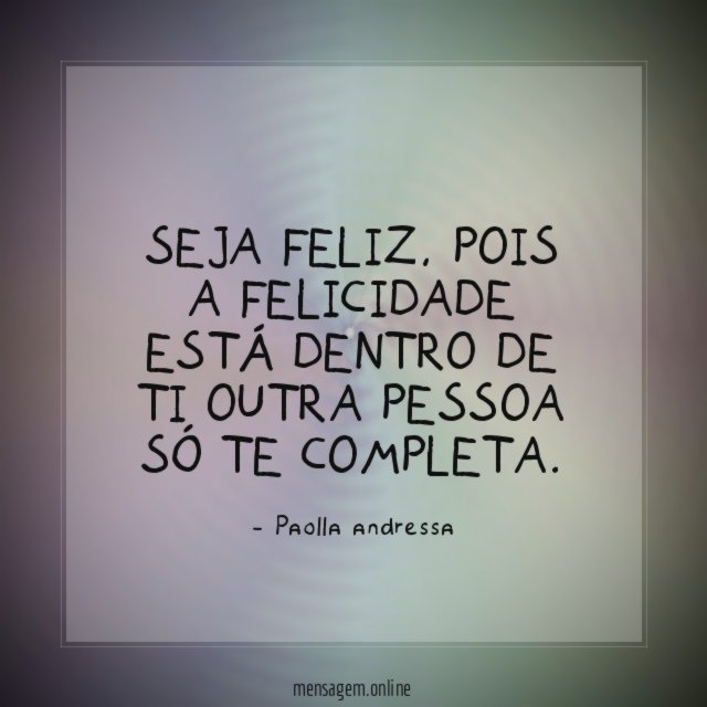 Seja FELIZ