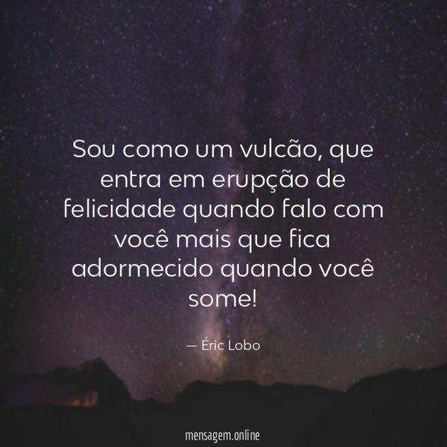 Sou como um vulcão