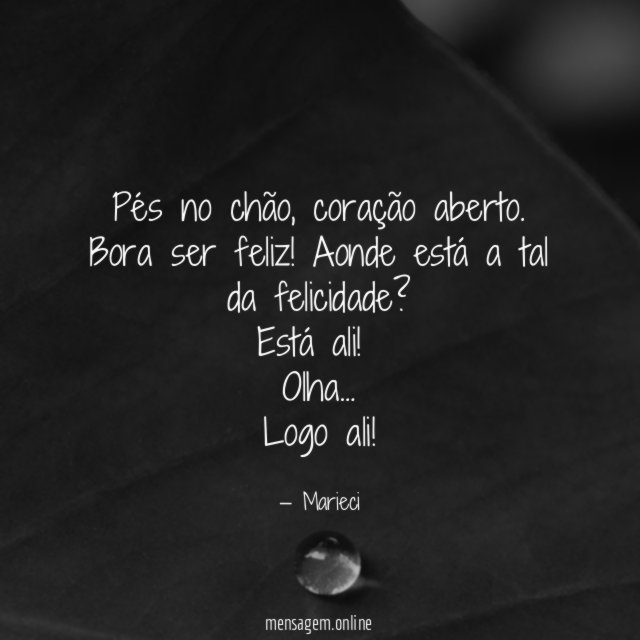 Pés no chão