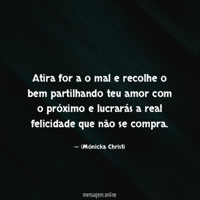 Atira for a o mal e recolhe