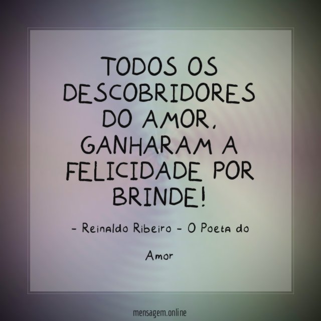 Todos os descobridores do amor