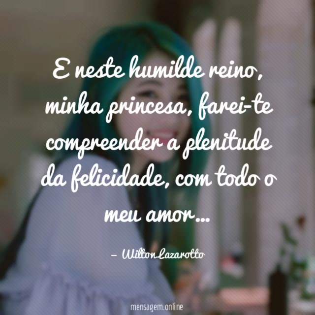 E neste humilde reino