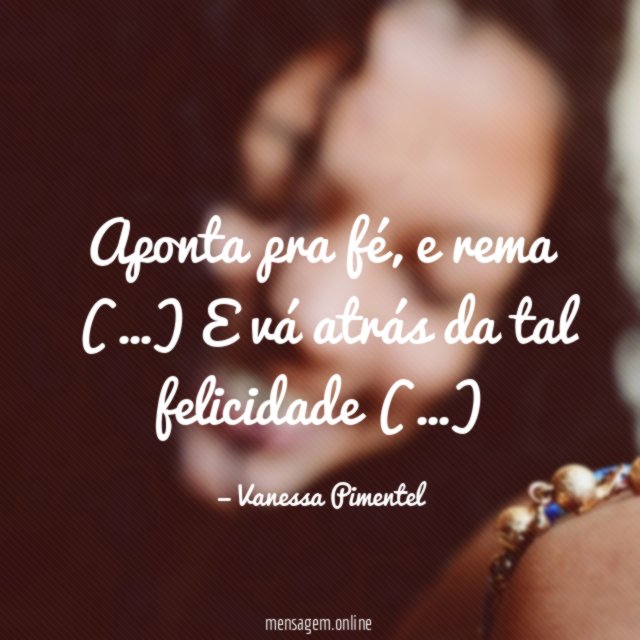 Aponta pra fé
