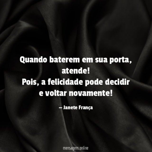 Quando baterem em sua porta
