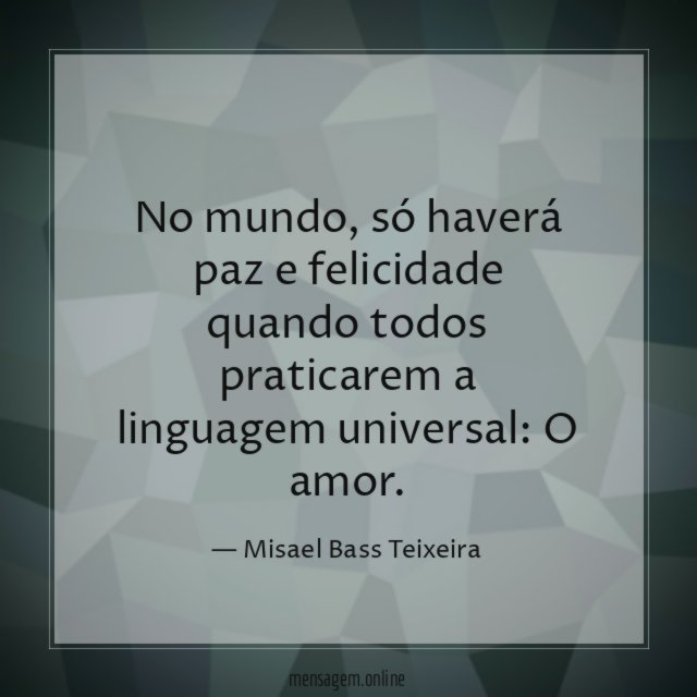 No mundo