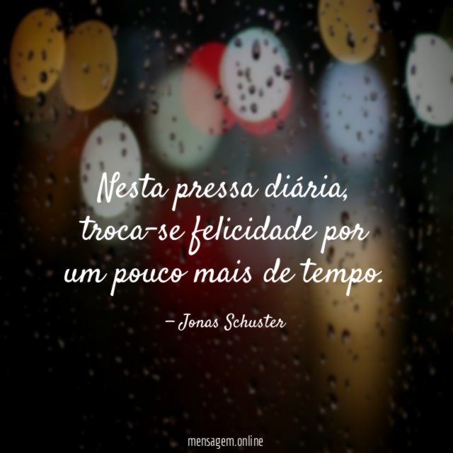 Nesta pressa diária