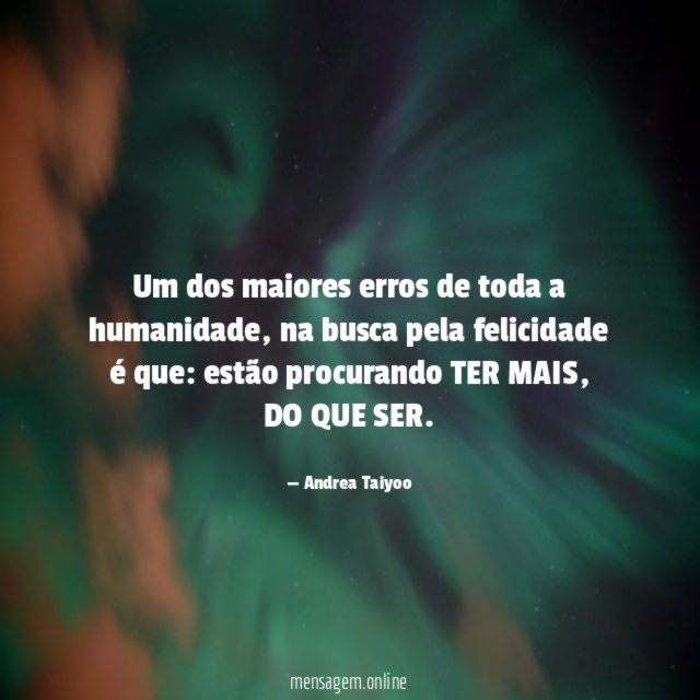 Um dos maiores erros de toda a humanidade