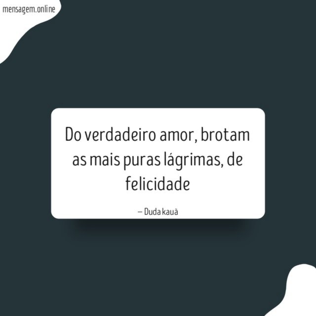 Do verdadeiro amor