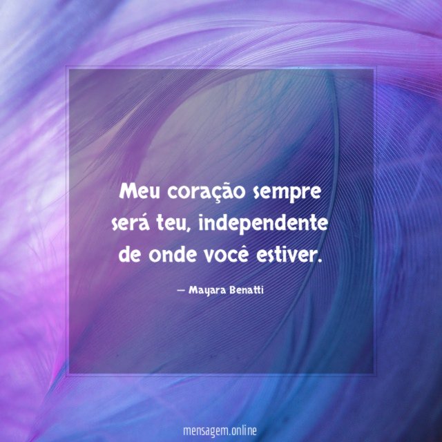 Meu coração sempre será teu