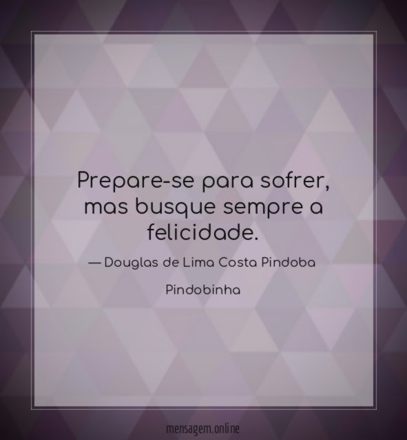 Prepare-se para sofrer