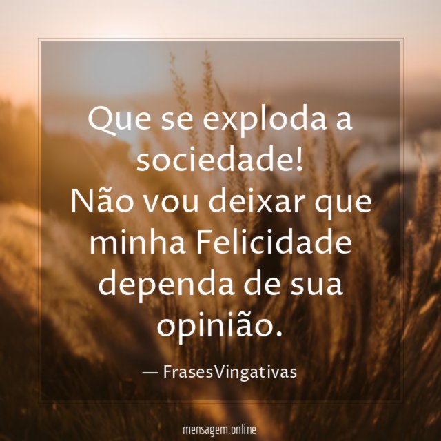 Que se exploda a sociedade