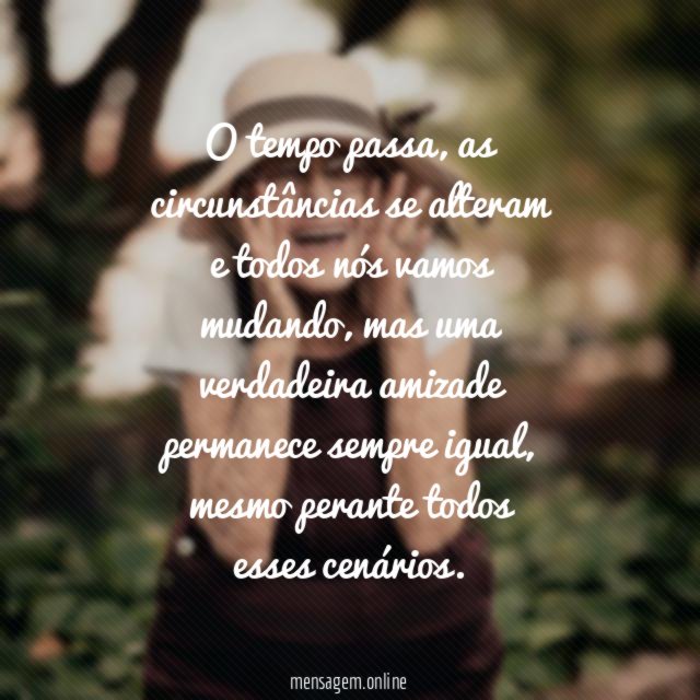 O tempo passa
